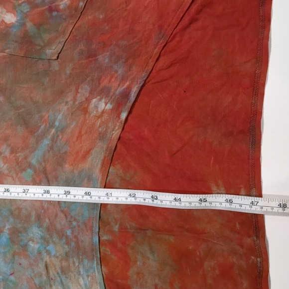 1X/2X Conjuring Silk Tie Dye Dress - Picture 8 of 8
